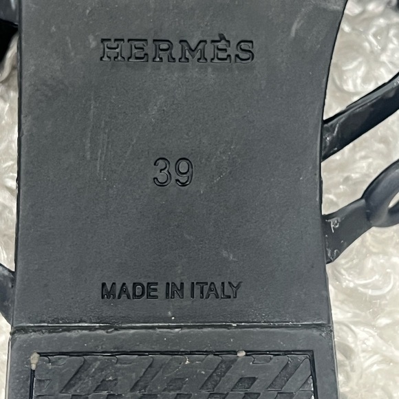 HERMÈS Chaine d'Ancre PVC Slides Sandals - Picture 12 of 12